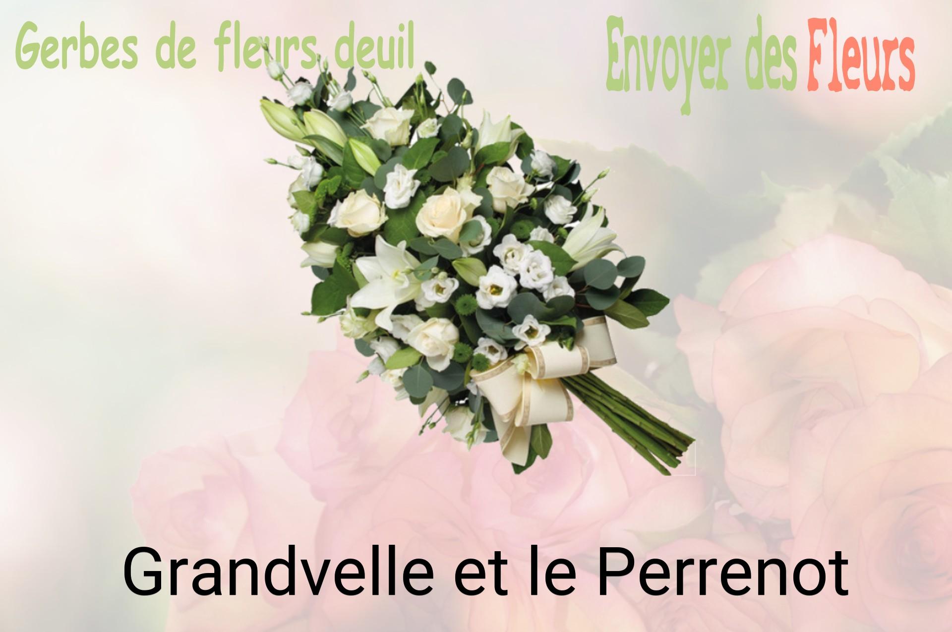 Gerbe de fleurs de deuil livrée à Grandvelle-et-le-Perrenot